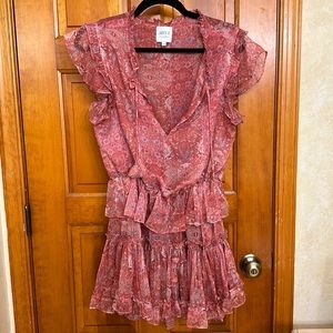 Misa Los Angeles Lilian Dress in Washed Rose Lilac size small